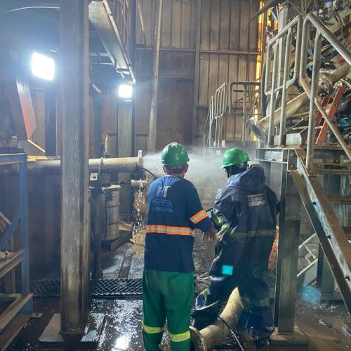 alta pressão de industria